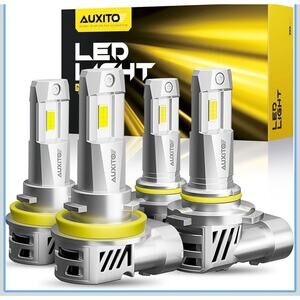 AUXITO 9005/HB3 H11/H9/H8 Fog Light, H8 H9 HB3 Bulbs Combo 5 Mins Install, Pl...